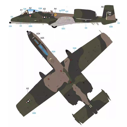 Great Wall Hobby S7209 1/72 USAF A-10C Demo Team Davis-monthan Air Force Base Presale - ModelHives