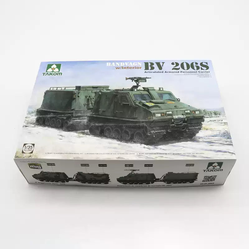 Takom 1/35 2083 Bandvagn BV 206S Armored Personnel Carrier w/ Interior