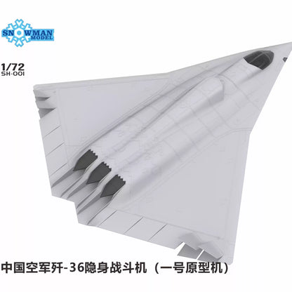 SNOWMAN SH-001 1/72 Plaaf J-36 Stealth Fighter Model Kit