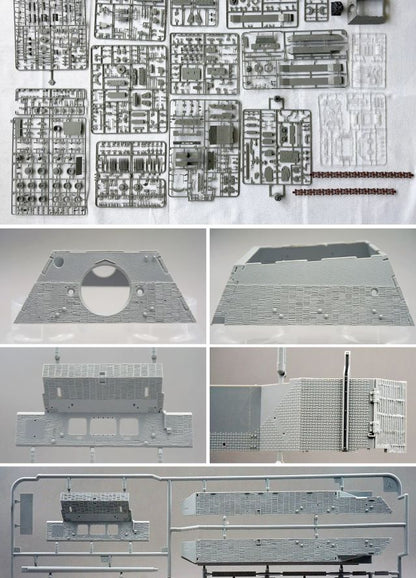 Amusing 35A057 1/35 Sd.Kfz.184 Elefant Full Interior Clear Version Tank w/Zimmerit