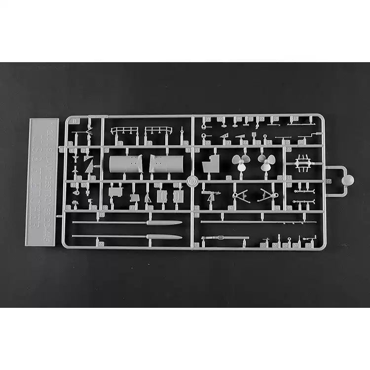 Build the 1/200 USS Navy Fletcher DD-445 Destroyer with the Trumpeter 03723 model kit. 