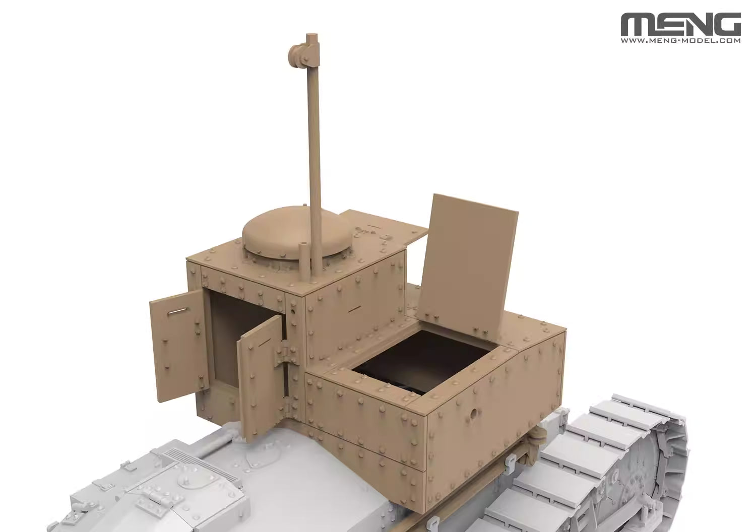 Explore this MENG SS-021 1/35 French FT T.S.F. Radio Version(with Resin Parts) Model Kit