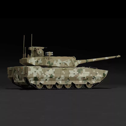 MENG TS-062A 1/35 Chinese ZTZ-100 Main Battle Tank (Accurate Color Version) Plastic Assembly Model Kit