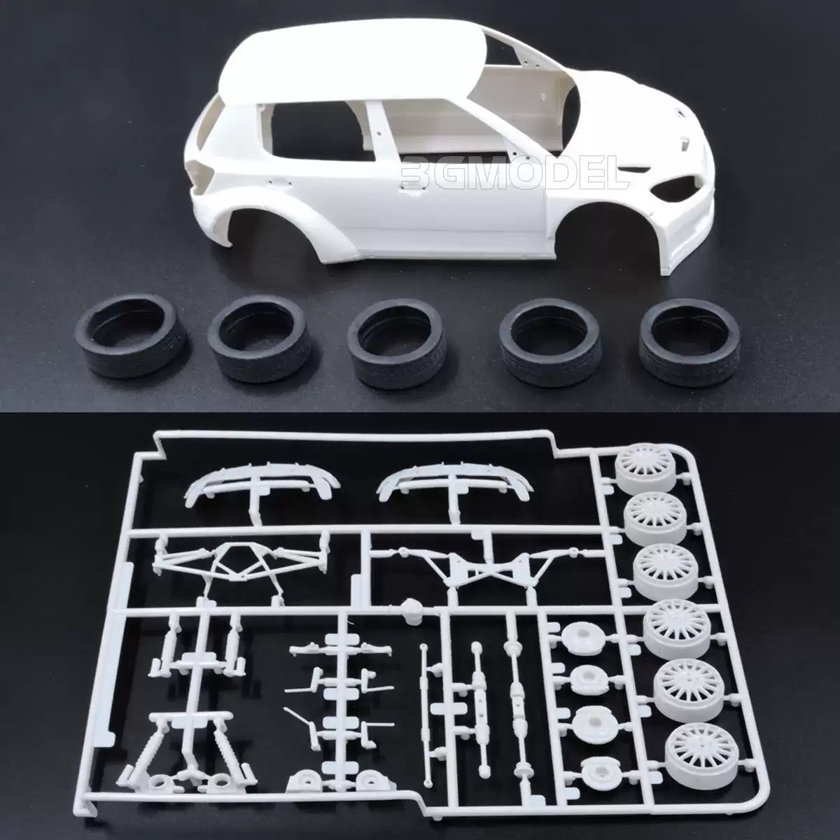 BELKITS BEL004 1/24 S2000 EVO 2012 Barum Czech Rally Zlin Winner Model Car Kit