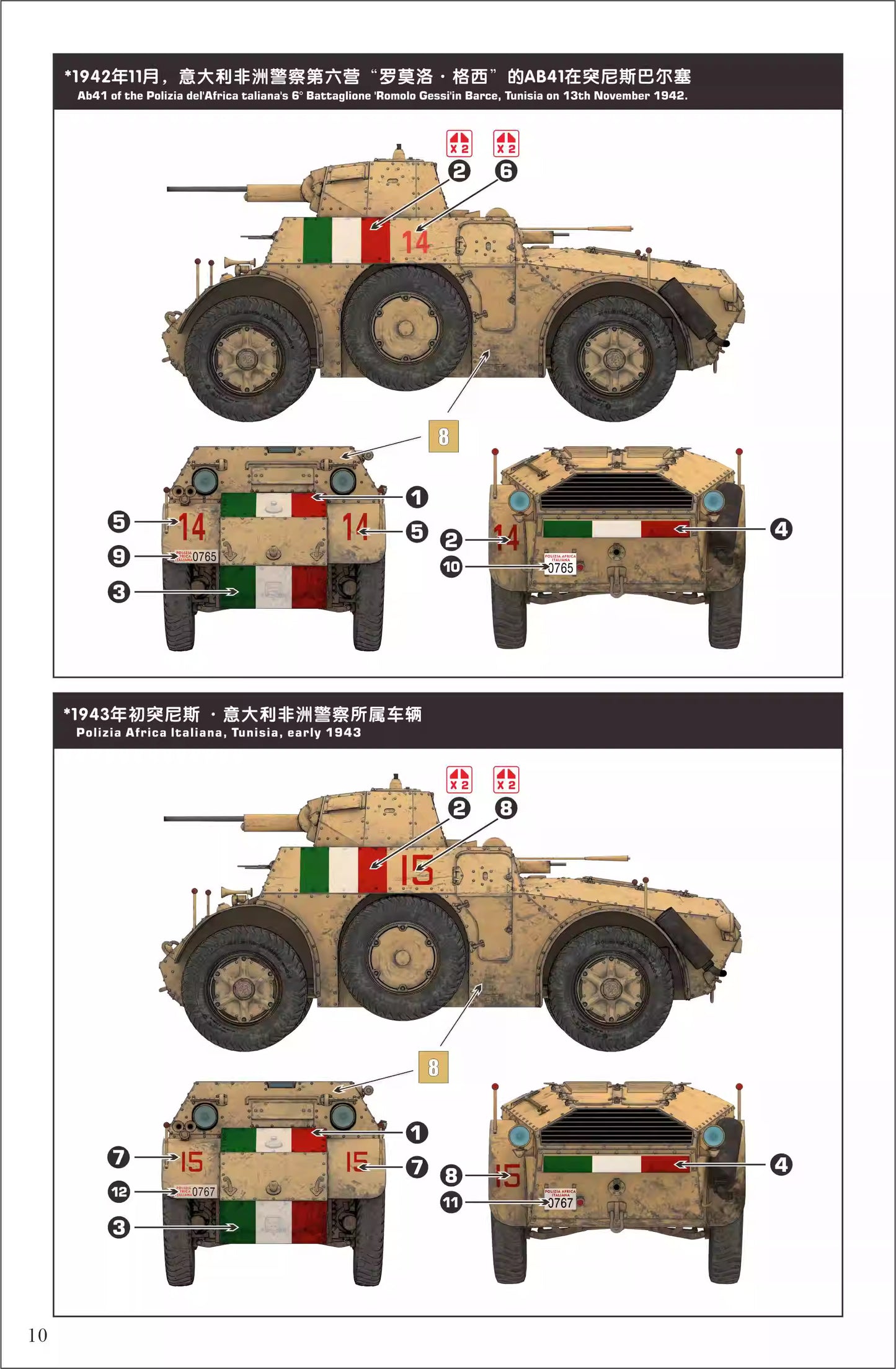 Explore this AB41 Armored Car Model Kit 1/35 (Italian Autoblinda) | Heavy&Lanmo MM35005