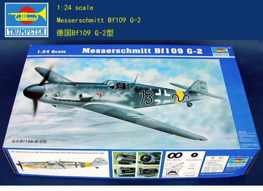 Messerschmitt Bf109 G-2 Airplane Model Kit | Trumpeter 1/24 02406 - ModelHives