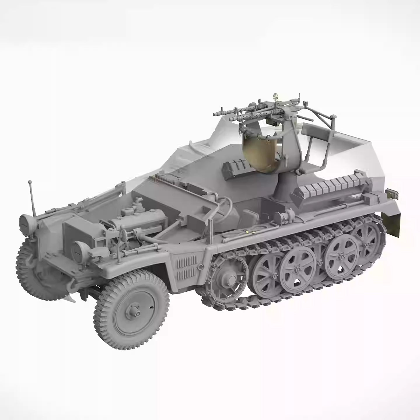 Find the TAKOM 2211 1/35 Sd.Kfz.250/4 Ausf.A Tank Model Kit Reprint