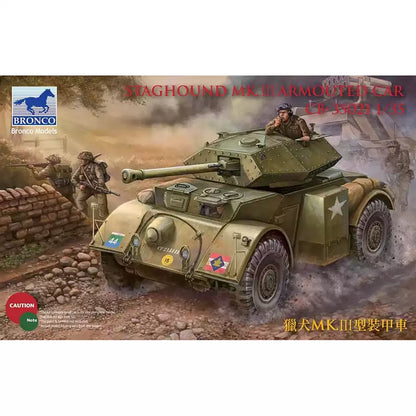 Bronco CB35021 1/35 Staghound MK.III Armored Car Model Kit low stock