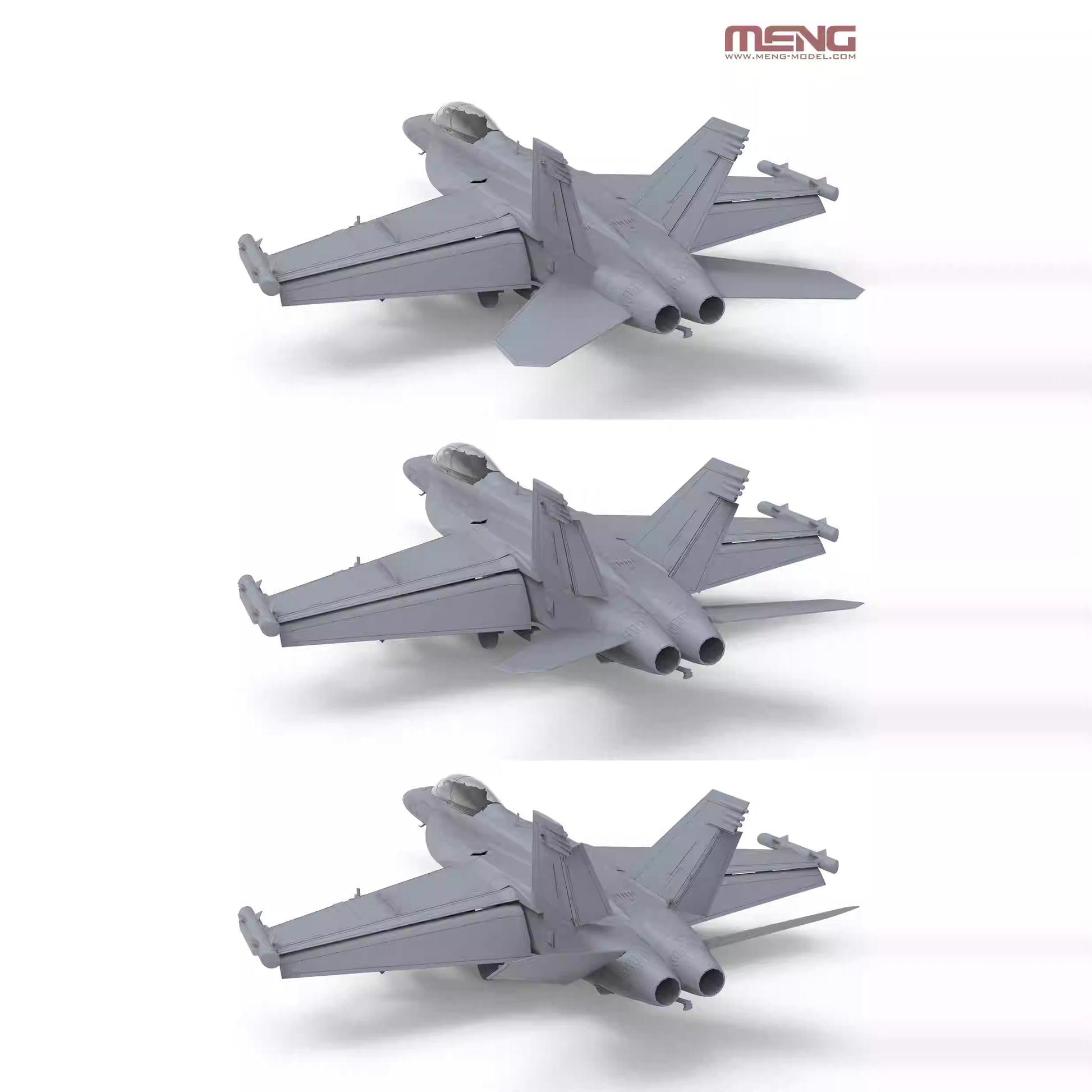 EA-18G GROWLER Electronic Attack Aircraft 1/48 Model Kit | MENG LS-019 - ModelHives