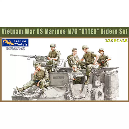 Gecko 35GM0142 1/35 Vietnam War US Marines M76"OTTER" Riders Set Model Kit