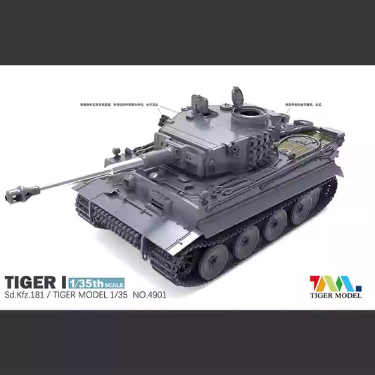 Tiger 4901 1/35 Sd.Kfz.181 TIGER I 1942-1945 EARLY WW2 GERMAN HEAVY TANK