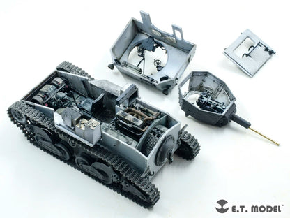 ETMODEL Z3501 1/35 Italian Carro Armato L6/40 Light Tank Model Kit-Full‑Interior