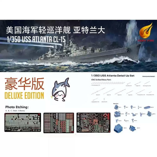 VERYFIRE VF350922DX USS Atlanta CL-5I Light Cruiser Kit Special Offer-Deluxe