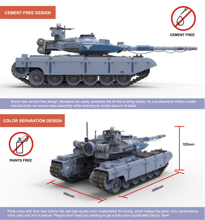 Border BC-002 1/35 GRIZZLY BATTLE TANK Model Kit