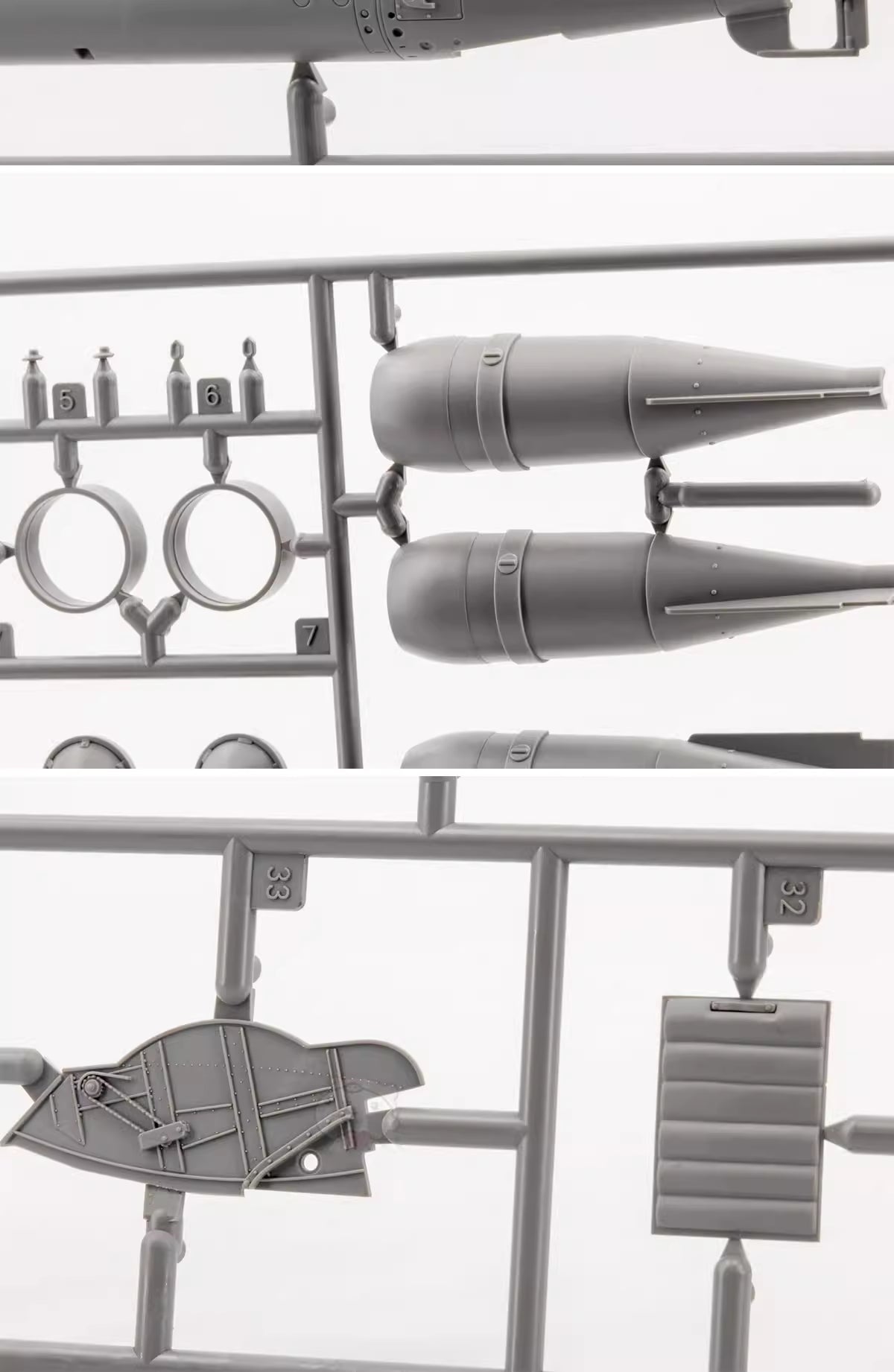 Explore this WWII German Bomber He 111H-6 Model Kit Full Interior 1/35 | Border BF-018