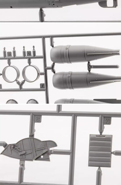Explore this WWII German Bomber He 111H-6 Model Kit Full Interior 1/35 | Border BF-018