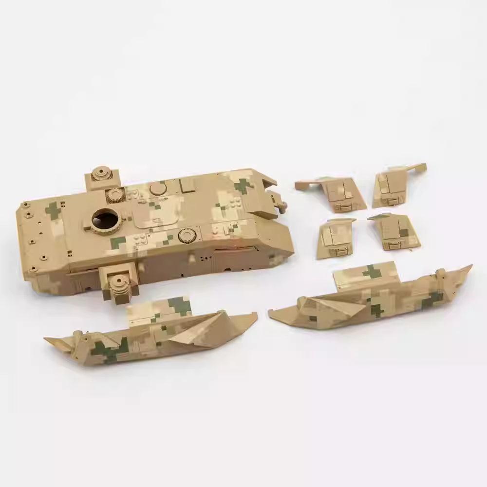 PLA ZTZ-100 MBT Tank Model Kit w/ZRY222 & "Robot Wolves" 1/35 | Border BN-001