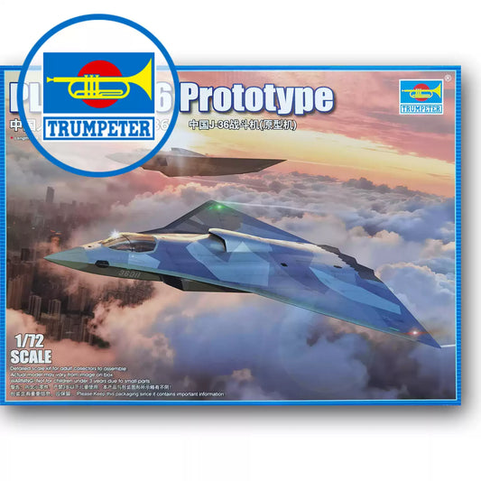 Trumpeter 1/72 01689 PLAAF J-36 Prototype Fighter Aircraft Model Kit