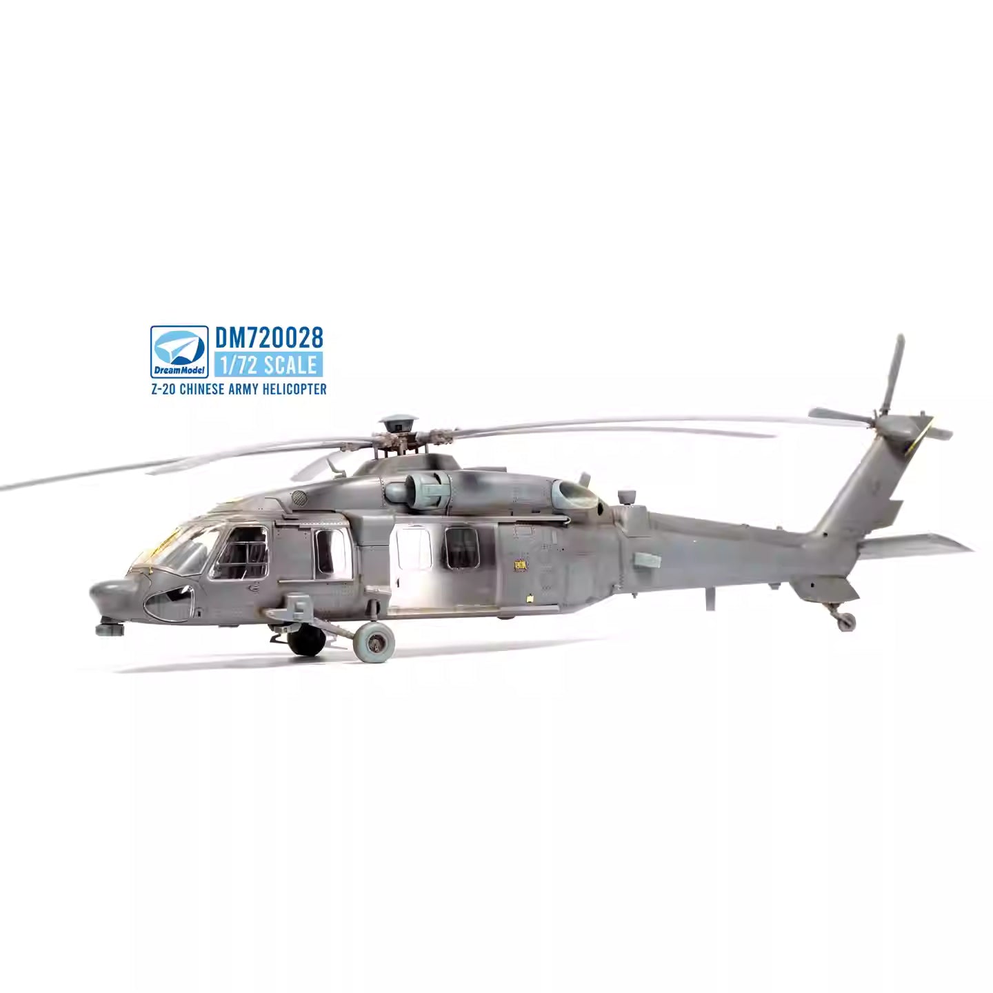 DREAM MODEL DM720028 1/72 Z-20 CHINESE ARMY HELICOPTER Assembly Model Kit - ModelHives