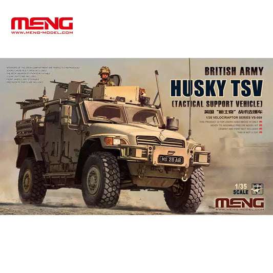 British Army Husky TSV (Tactical Support Vehicle) 1/35 Model Kit | Meng VS-009