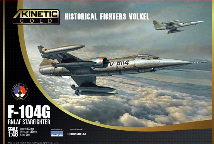 Kinetic K48090 1:48 F-104G RNLAF Starfighter Historical Fighters Volkel Model