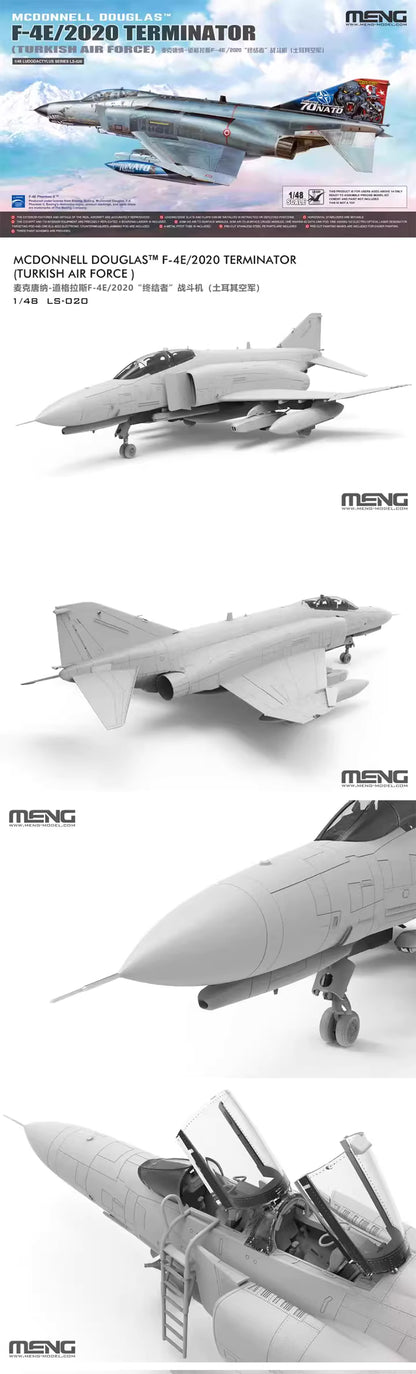 MENG LS-020 1/48 F-4E/2020 TERMINATOR Fighter Aircraft Model Kit