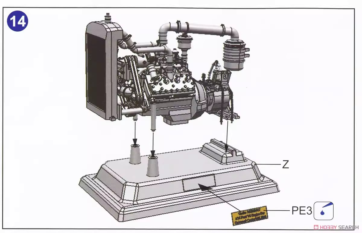 Gecko Models 16GM0017 1/16 Universal Carrier Mk.I & II V8 Engine