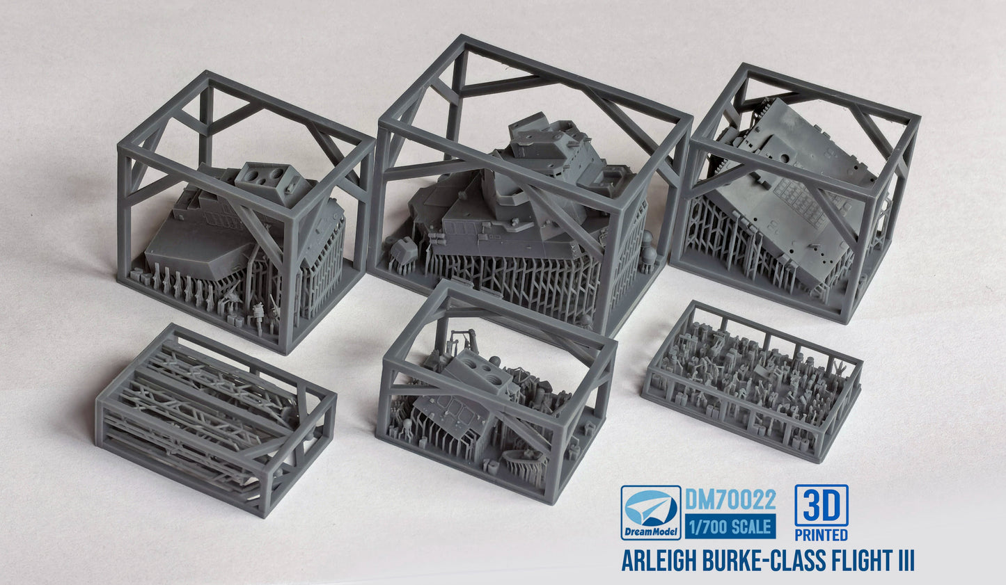 Build your own Arleigh Burke-class Destroyer Fight III 1/700 model kit