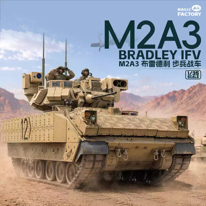 MAGIC FACTORY 2015 1/35 M2A3 Bradley IFV Tank Model Kit