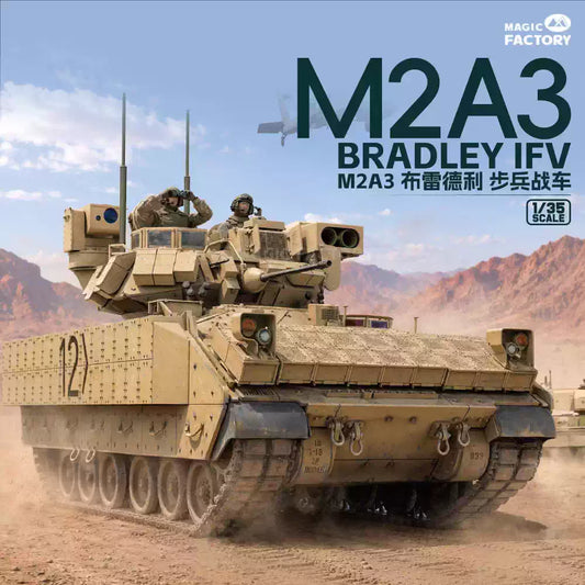 MAGIC FACTORY 2015 1/35 M2A3 Bradley IFV Tank Model Kit