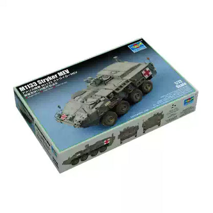 Build your own M1133 Stryker MEV with the Trumpeter 07428 kit.