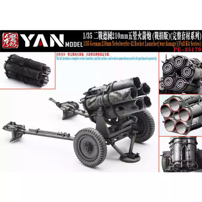 Discover the Nebelwerfer 42 Rocket Launcher 1/35 Model Kit by YAN MODEL PE-35179. Limited stock available—get yours before it's gone!