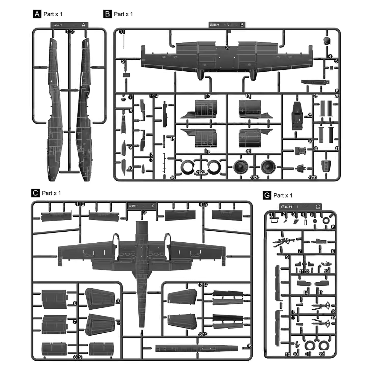 Great Wall Hobby S7209 1/72 USAF A-10C Demo Team Davis-monthan Air Force Base Presale - ModelHives