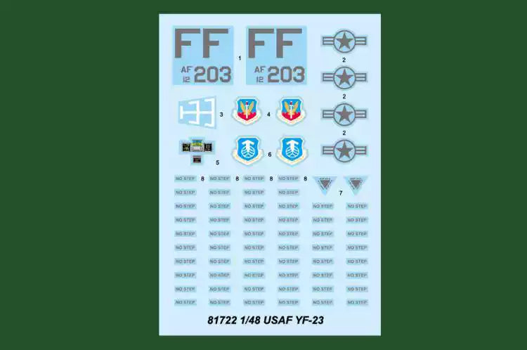 Hobbyboss 81722 1/48 USAF YF-23 Aircraft Model kit