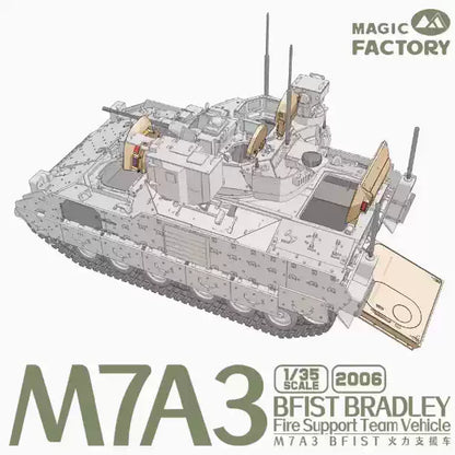 MAGIC FACTORY 2006 1/35 M7A3 BFIST BRADLEY Fire Support Team Vehicle Model KIt