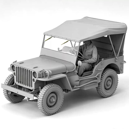 TAKOM 2214 1/35 0.25t Utility Truck with Canvas Top Car Model kit