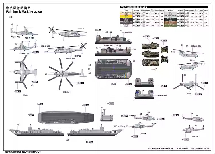 Trumpeter 05616 1/350 USS New York (LPD-21) [Re-Edition]