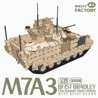MAGIC FACTORY 2006 1/35 M7A3 BFIST BRADLEY Fire Support Team Vehicle Model KIt