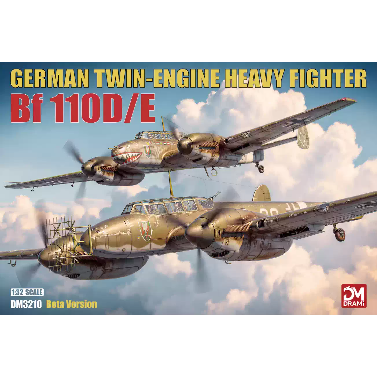 DRAMI DM3210 1/32 BF110D/E “Night Hunter” Fighter Model Kit