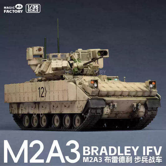 MAGIC FACTORY 2015 1/35 M2A3 Bradley IFV Tank Model Kit