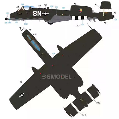 Discover the Great Wall S7210 A-10C 75th Anniversary model kit, perfect for aviation enthusiasts and collectors alike. Build your own Idaho Air National Guard replica!