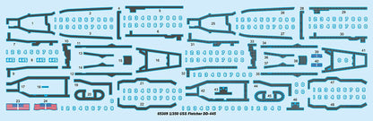 Trumpeter 65309 1/350 USS Fletcher DD-445 Destroyer Model Kit