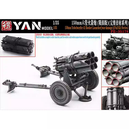 Discover the Nebelwerfer 41 Rocket Launcher 1/35 Model Kit of YAN MODEL 35178. Perfect for WW2 enthusiasts! Low stock—grab it before it's gone!