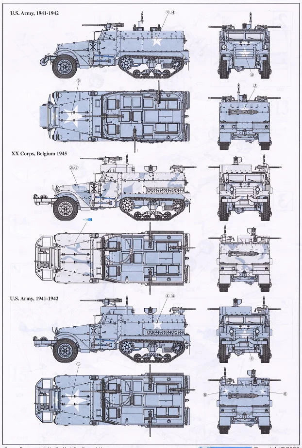 DRAMI DM6329 1/35 M2A1 Half-Track Model Kit