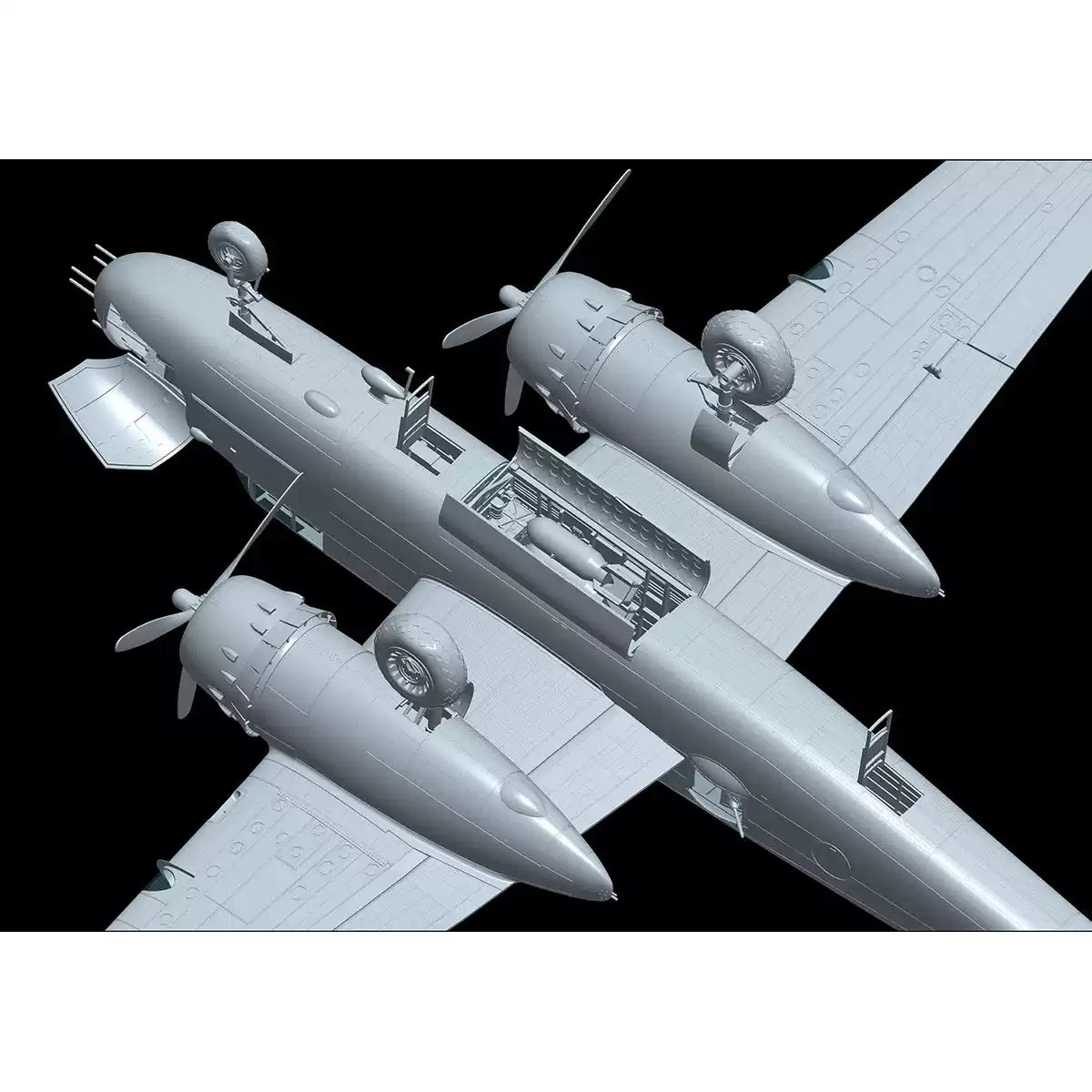 HK Model 01F009 1/48 B-25J Strafer Bomber Model Kit