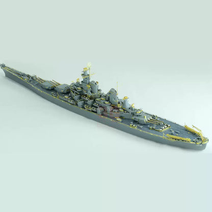 1/700 USS IOWA BB-61 Navy Battleship Model Deluxe | VEE HOBBY E57001