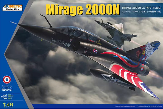 Kinetic K48124 1/48 Mirage 2000N US Precision Airplane Model Kit low stock
