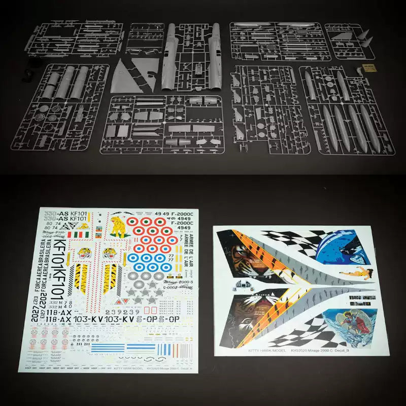Kitty Hawk KH32020 1/32 static plastic model Mirage 2000C Model Kits 2020