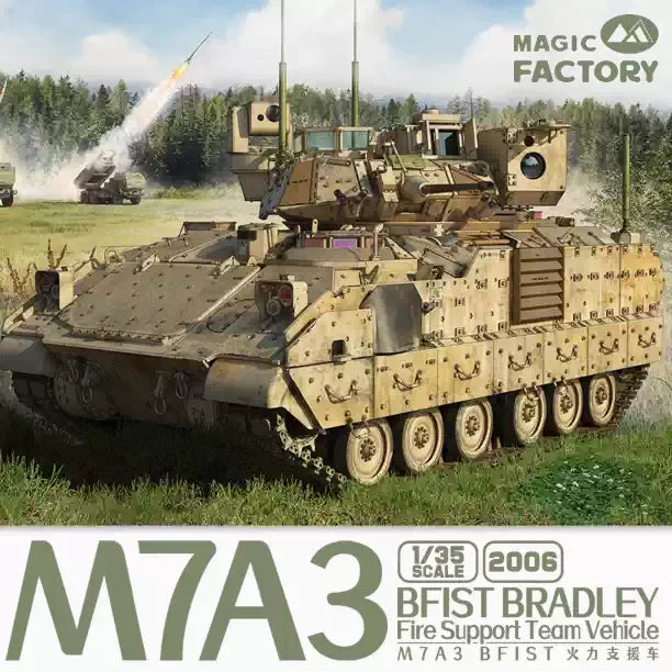 MAGIC FACTORY 2006 1/35 M7A3 BFIST BRADLEY Fire Support Team Vehicle Model KIt