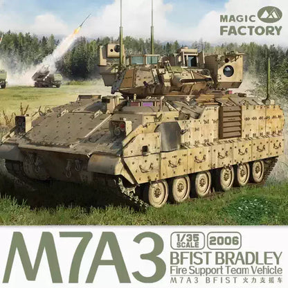 MAGIC FACTORY 2006 1/35 M7A3 BFIST BRADLEY Fire Support Team Vehicle Model KIt
